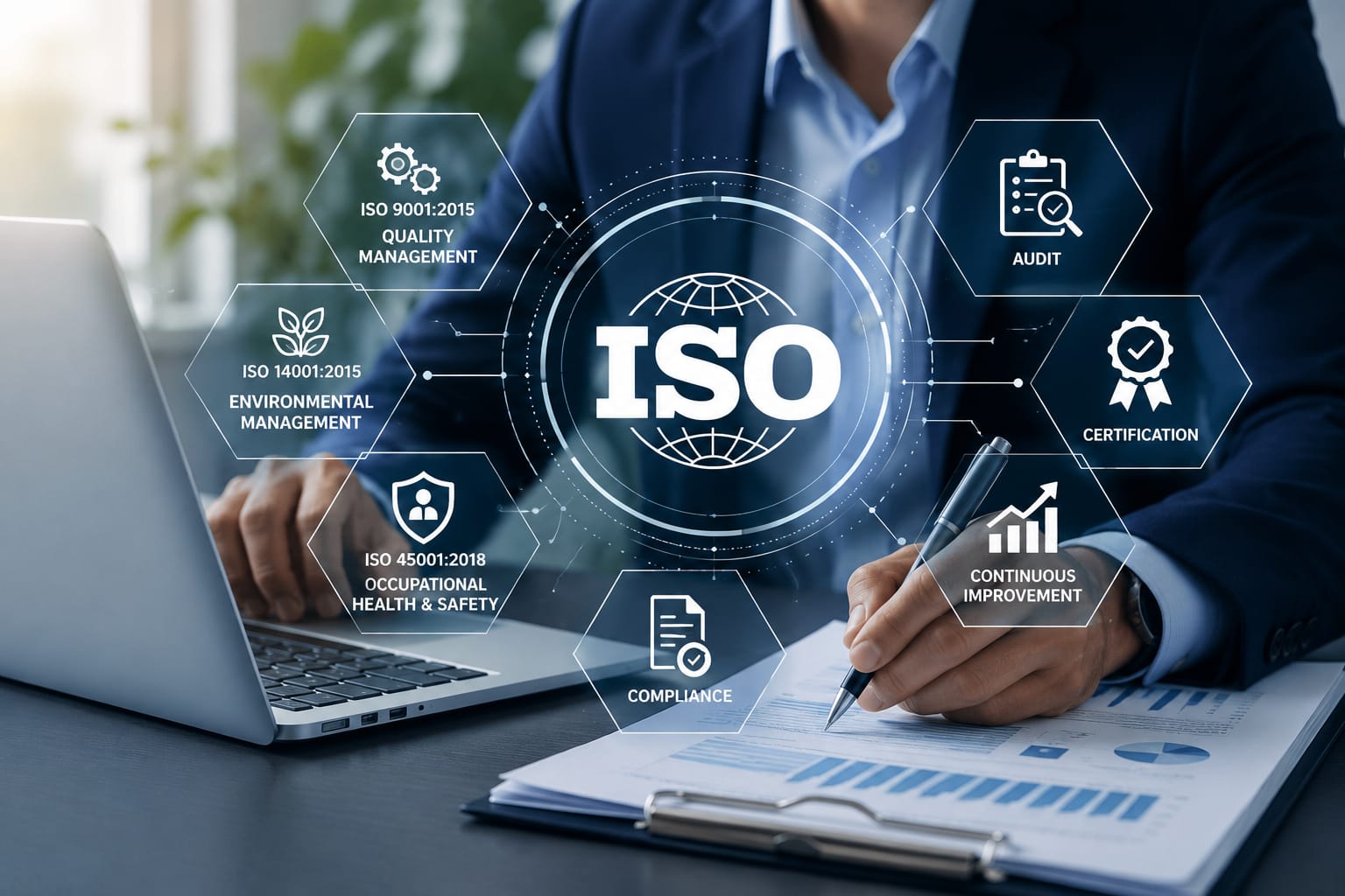 Sample ISO 9001:2015 Quality Management System certificate
